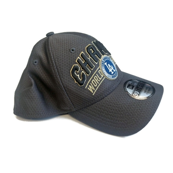 39Thirty New Era One Size 2020 WS Champs Los Angeles Dodgers Fitted Hat Cap - Picture 3 of 5